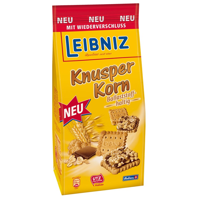 10 73 1kg Bahlsen Leibniz Knusper Korn 150g Kekse Gebäck 12 Beutel