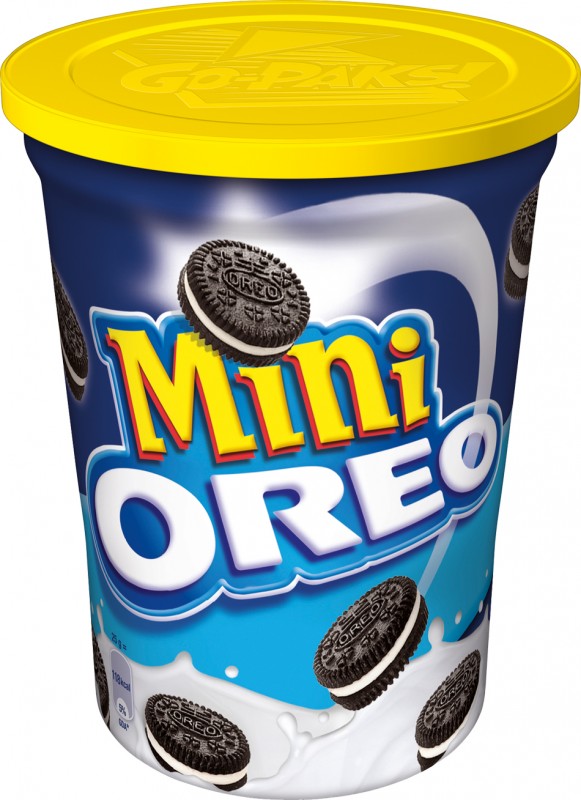 16,08EUR/1kg) Oreo Mini Kekse im Becher 115g, Gebäck, 8 Stück